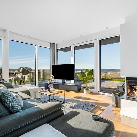 Villa King Erste Lage, Dachterrasse, Meerblick, Carport, Kamin, Sauna, Terrasse, Aussenrolllaeden Olpenæs Eksteriør billede