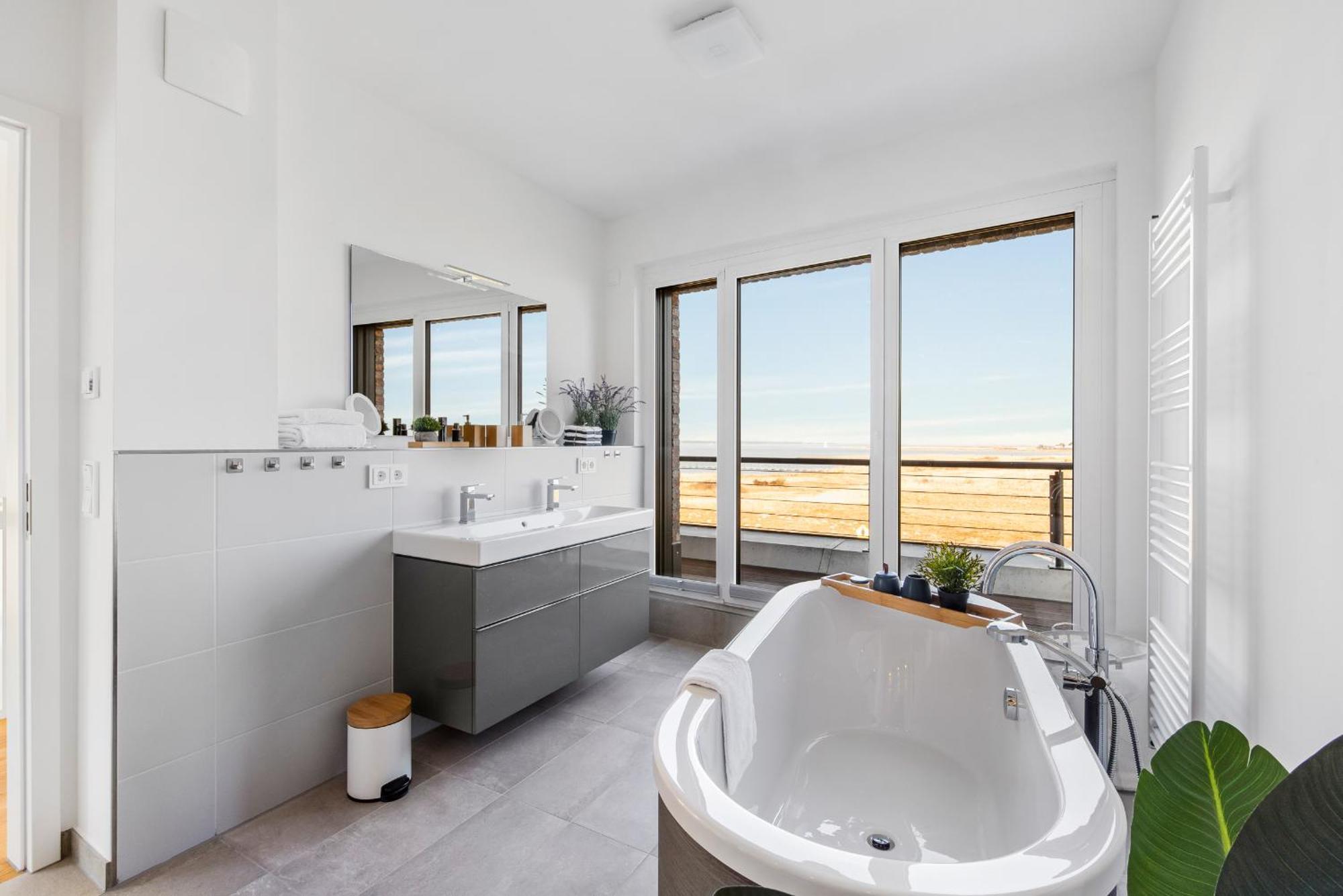 Villa King Erste Lage, Dachterrasse, Meerblick, Carport, Kamin, Sauna, Terrasse, Aussenrolllaeden Olpenæs Eksteriør billede