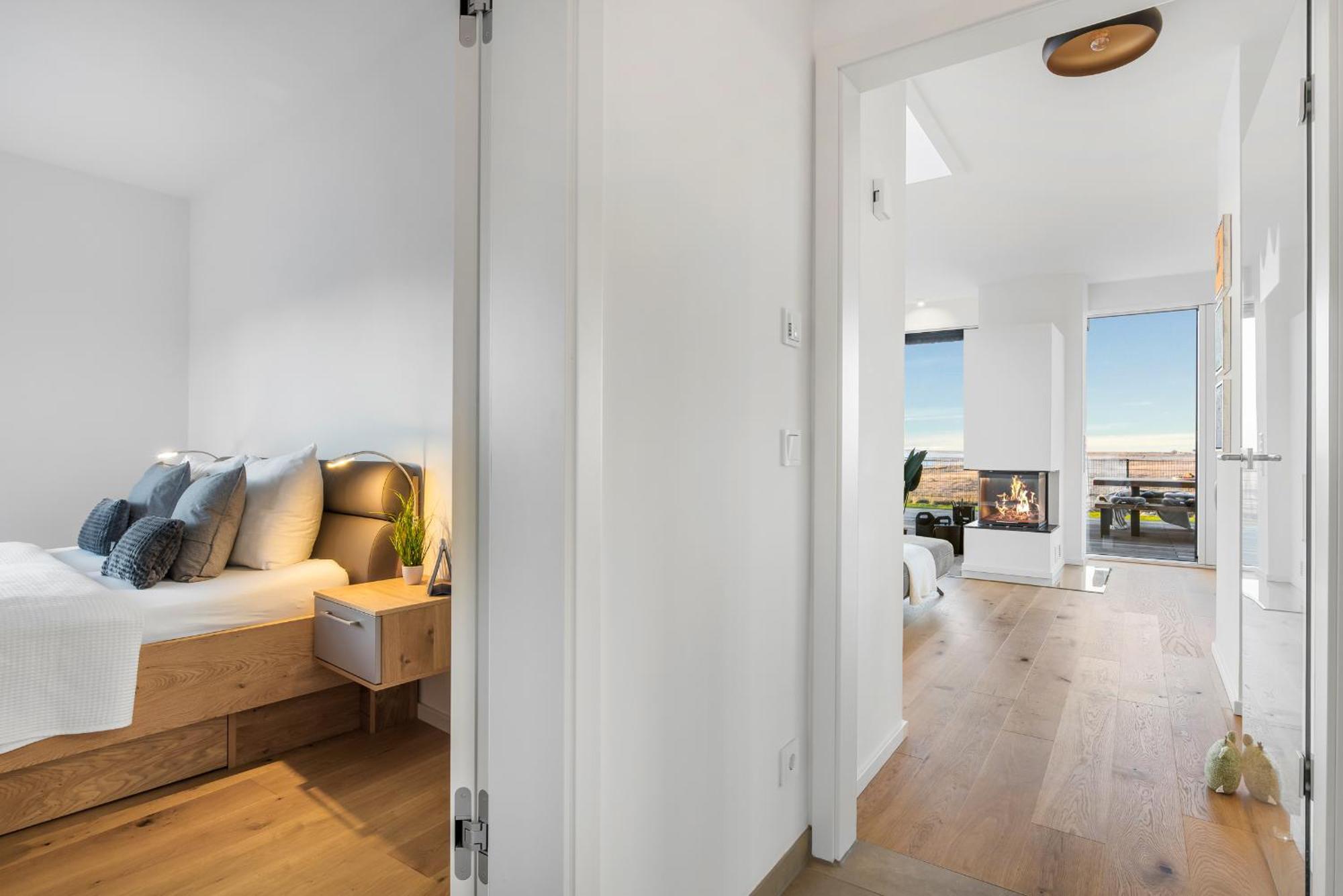 Villa King Erste Lage, Dachterrasse, Meerblick, Carport, Kamin, Sauna, Terrasse, Aussenrolllaeden Olpenæs Eksteriør billede