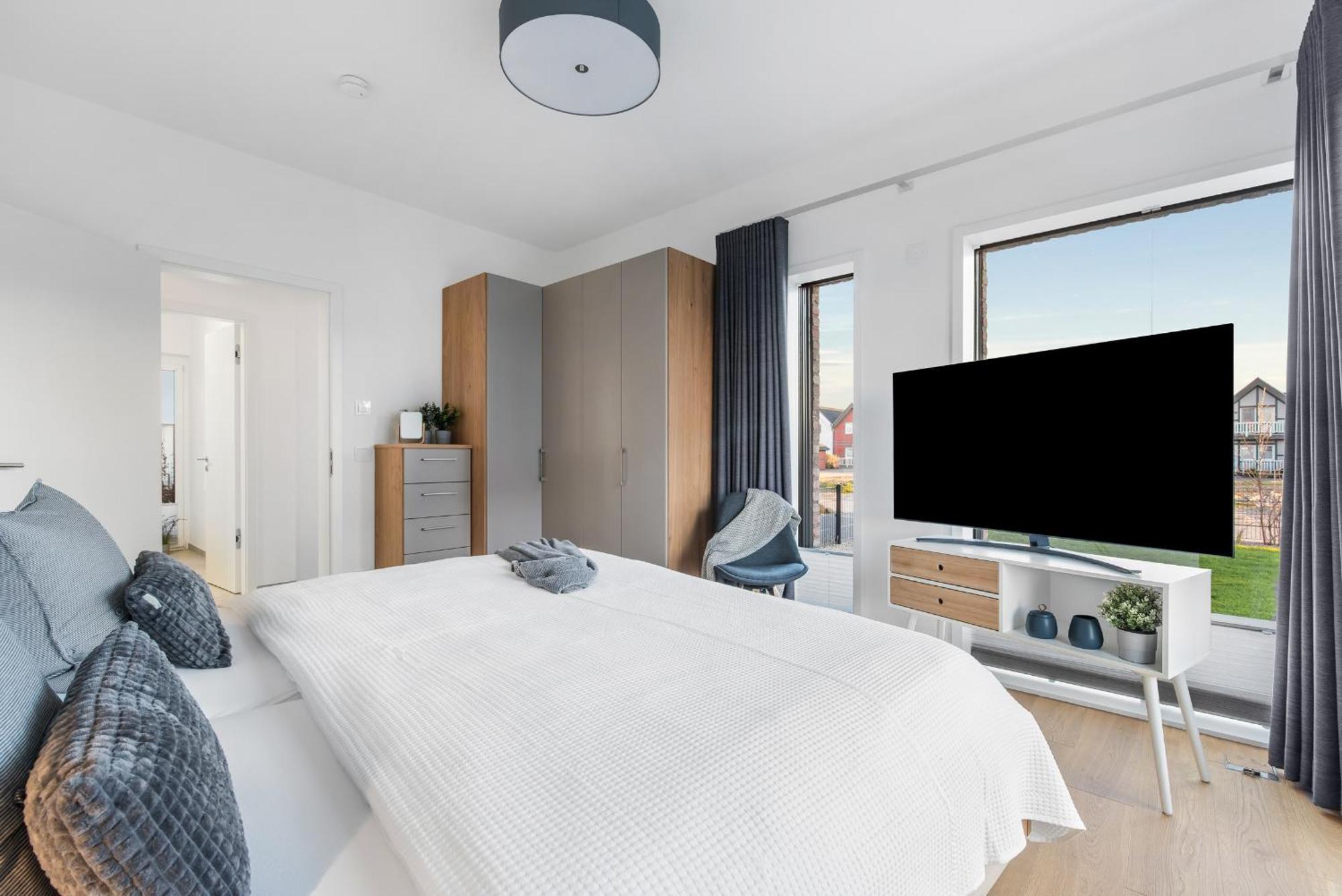 Villa King Erste Lage, Dachterrasse, Meerblick, Carport, Kamin, Sauna, Terrasse, Aussenrolllaeden Olpenæs Eksteriør billede