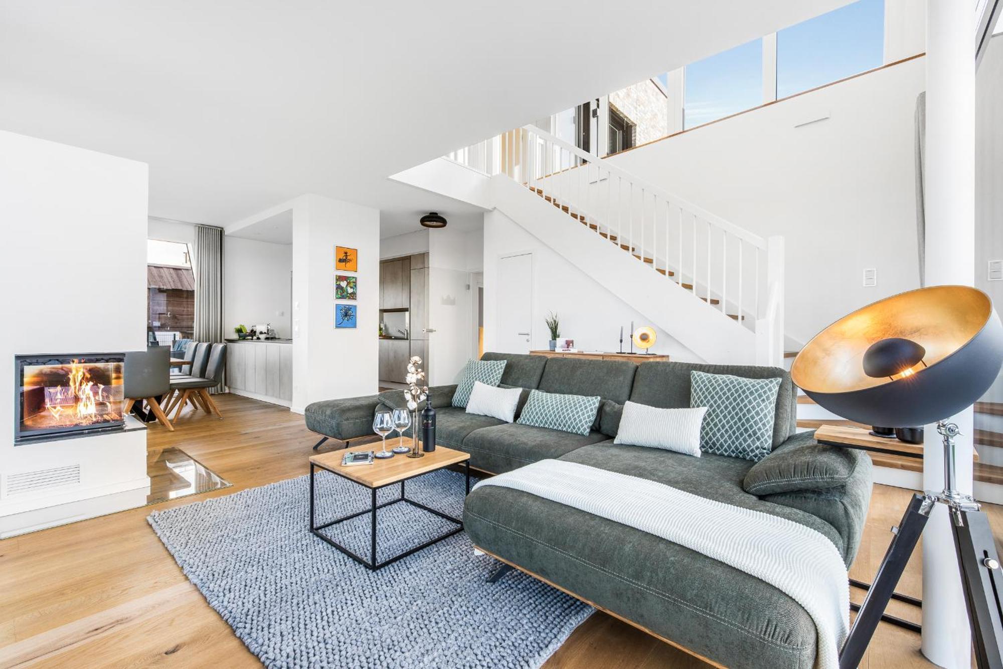 Villa King Erste Lage, Dachterrasse, Meerblick, Carport, Kamin, Sauna, Terrasse, Aussenrolllaeden Olpenæs Eksteriør billede