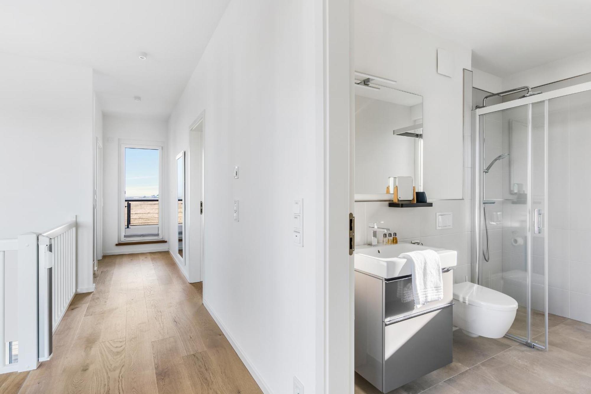 Villa King Erste Lage, Dachterrasse, Meerblick, Carport, Kamin, Sauna, Terrasse, Aussenrolllaeden Olpenæs Eksteriør billede