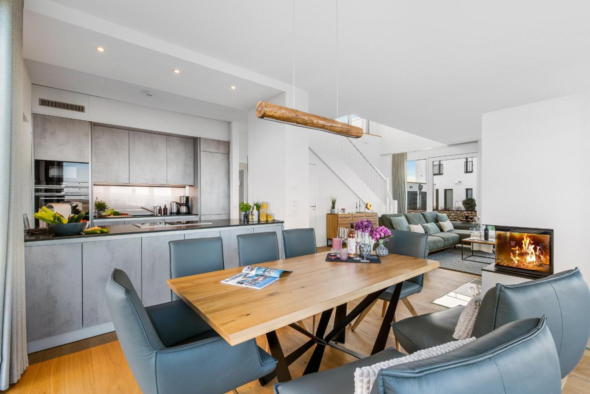 Villa King Erste Lage, Dachterrasse, Meerblick, Carport, Kamin, Sauna, Terrasse, Aussenrolllaeden Olpenæs Eksteriør billede