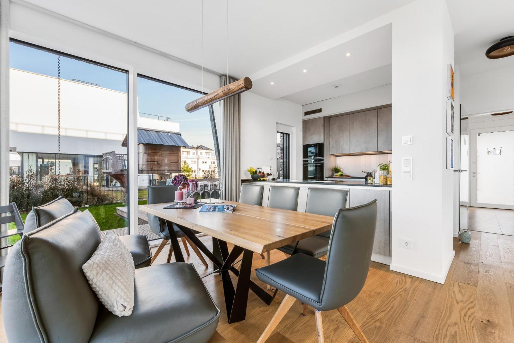 Villa King Erste Lage, Dachterrasse, Meerblick, Carport, Kamin, Sauna, Terrasse, Aussenrolllaeden Olpenæs Eksteriør billede