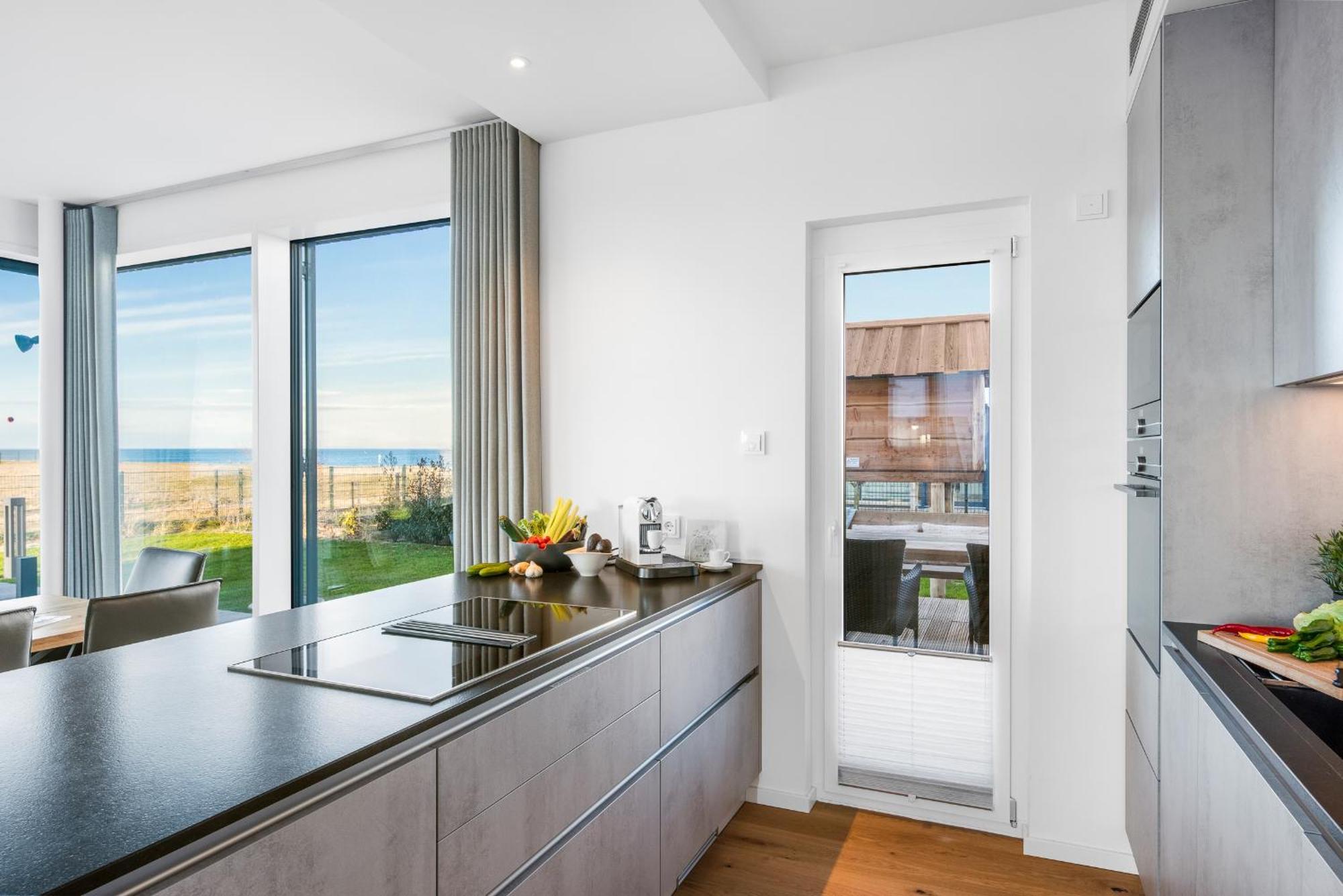 Villa King Erste Lage, Dachterrasse, Meerblick, Carport, Kamin, Sauna, Terrasse, Aussenrolllaeden Olpenæs Eksteriør billede